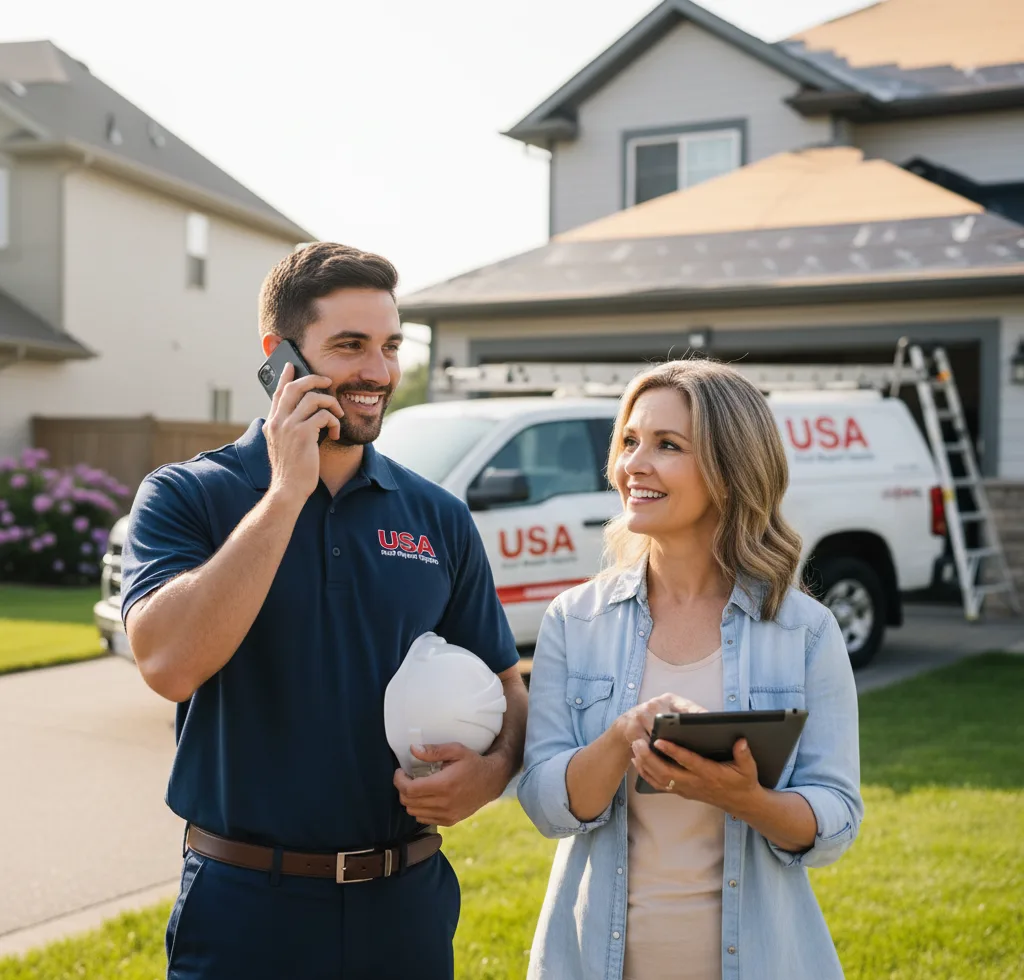 USA Roof Repair Experts customer support in Loudonville